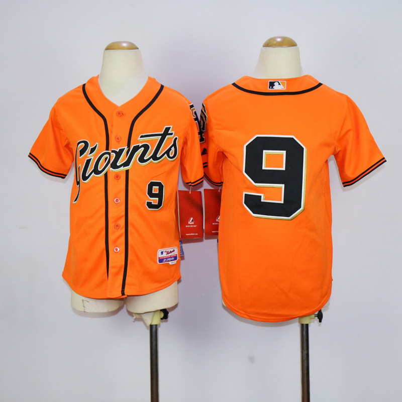 Youth San Francisco Giants #9 Williams Orange MLB Jerseys->youth mlb jersey->Youth Jersey